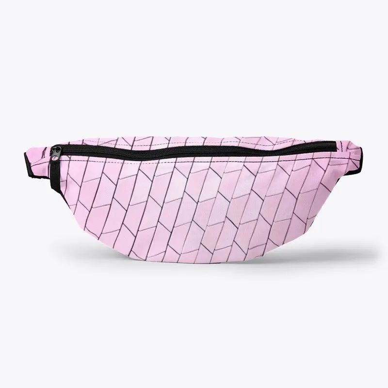 Pink Tiles Gaiter and Fanny Pack